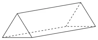 A triangular prism