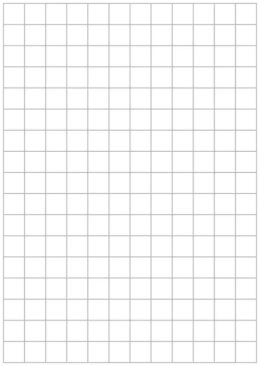 Blank square grid with no axes
