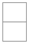 Empty grid for a 6-dot braille pattern, 2 dots wide and 3 dots high