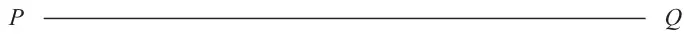 Line segment PQ