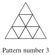 Pattern number 3, unshaded