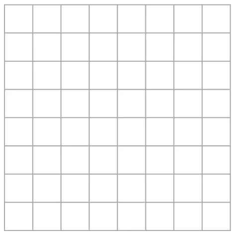 Blank centimetre grid