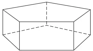 A pentagonal prism