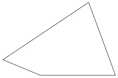 A quadrilateral with one obtuse angle