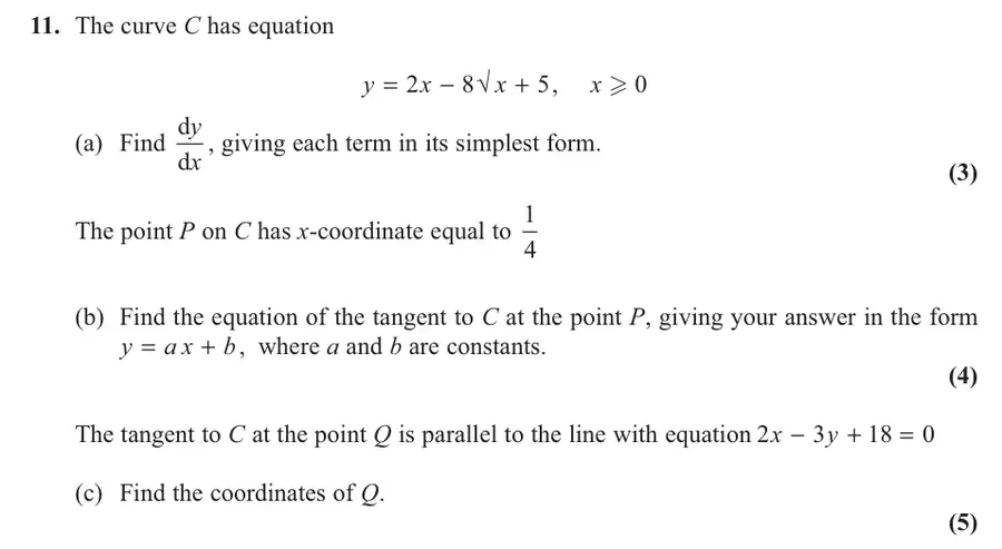C1 January 2013 Q11 question