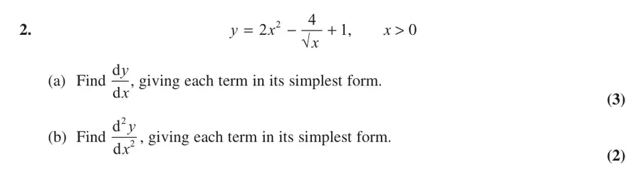 C1 January 2014 (IAL) Q2 question