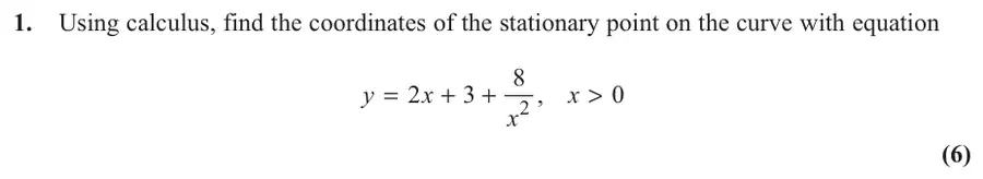 C2 June 2013 (R) Q1 question
