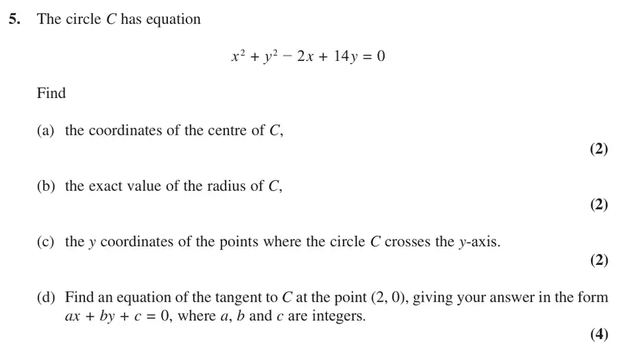 C2 June 2018 Q5 question