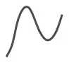 small sketch of the required shape: maximum on the left, minimum on the right