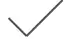 small V shape tilted to the right